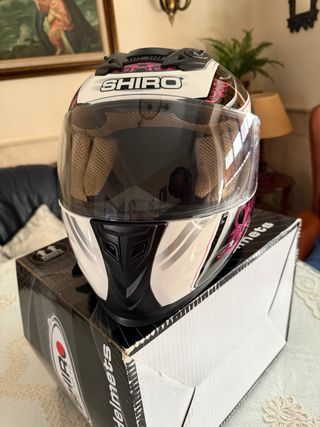 Casco Moto Mujer SHIRO Talla XS