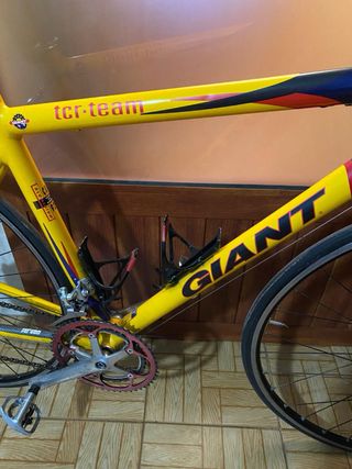 Bicicleta Carretera Giant TCR Team Amarilla