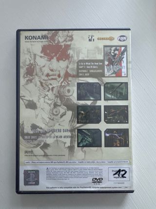 Metal Gear Solid 2 PS2