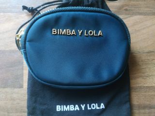 Monedero BIMBA Y LOLA azul y dorado