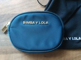 Monedero BIMBA Y LOLA azul y dorado