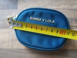 Monedero BIMBA Y LOLA azul y dorado