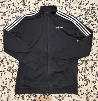 Chaqueta Adidas Negra y Blanca