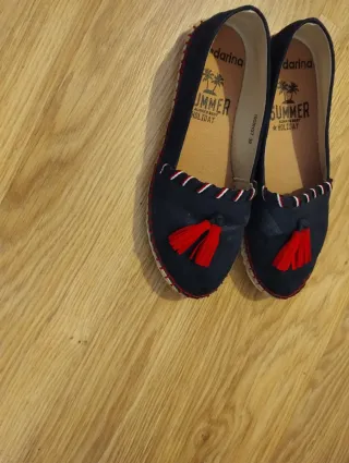 Zapatillas Darina Mujer Azul Talla 39 Tres puestas