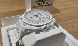 *Novo* Omega x Swatch MoonSwatch Full Moon Branco