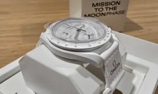 *Novo* Omega x Swatch MoonSwatch Full Moon Branco