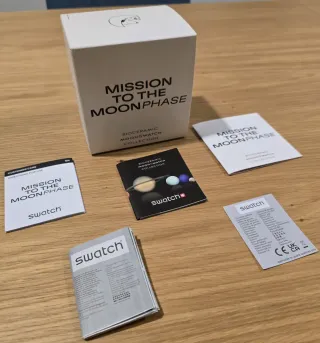*Novo* Omega x Swatch MoonSwatch Full Moon Branco