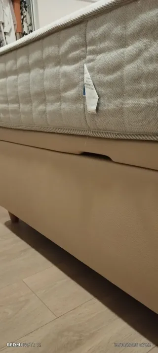 Cama 135x180 Canapé+Colchón+Cabecera