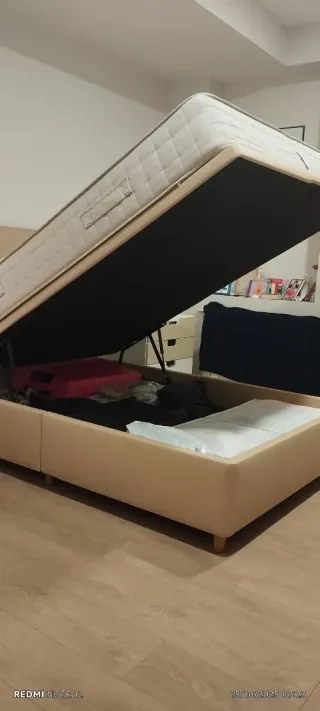 Cama 135x180 Canapé+Colchón+Cabecera