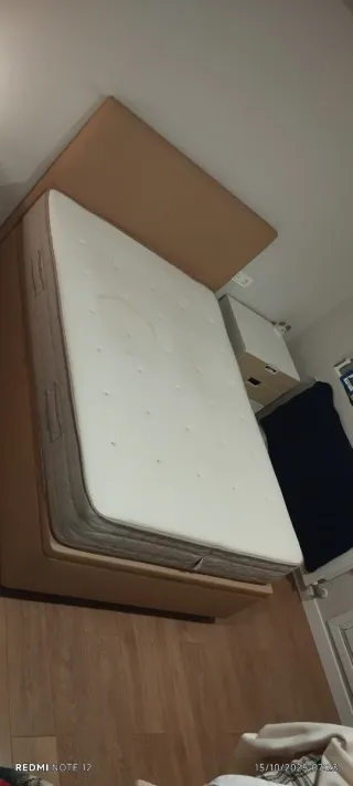 Cama 135x180 Canapé+Colchón+Cabecera