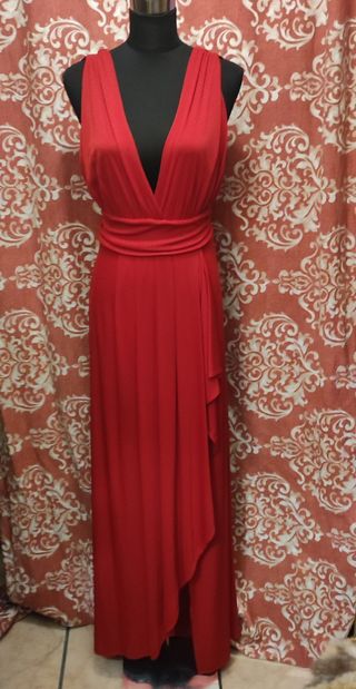 Vestido fiesta Marú Atelier Rojo T40-42