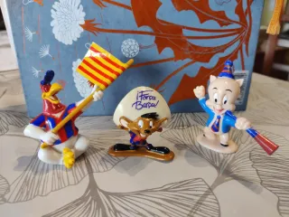 Colección completa 12 Looney Tunes Barça 1996