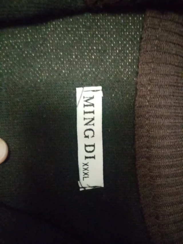 Felpa grigia e nera con zip