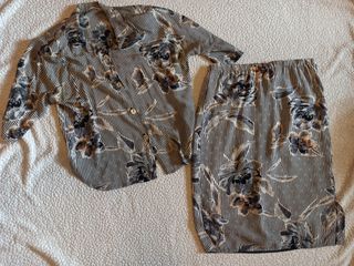 Completo donna vintage floreale taglia L