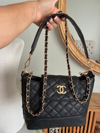 Borsa Chanel VIP in oro nero