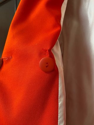 Conjunto traje rojo Zara 