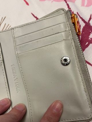 Cartera Bimba y Lola blanca iridiscente