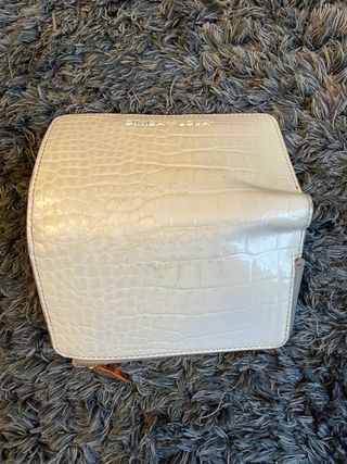 Cartera Bimba y Lola blanca iridiscente