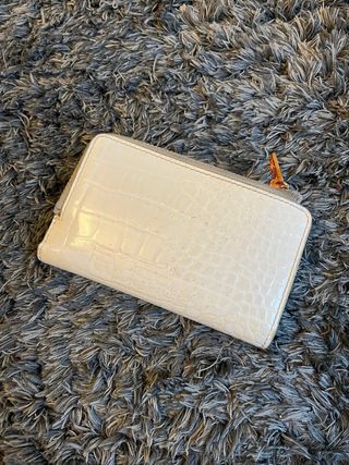 Cartera Bimba y Lola blanca iridiscente