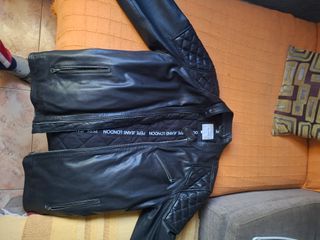 Cazadora de piel Pepe Jeans negra