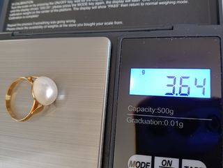 Anillo Oro 750 con Perla