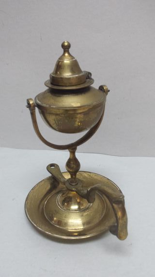 Candil o Lámpara de Aceite Bronce