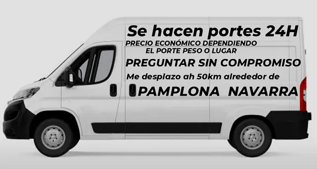 Servicio de portes, 24H en Pamplona
