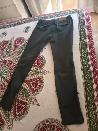 Pantalones cargo mujer verde oliva