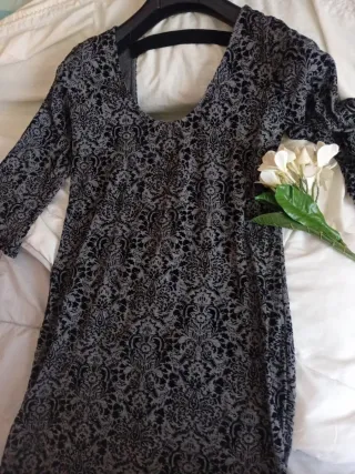 Vestido fiesta estampado talla S