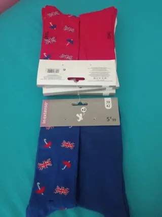 8 pares calcetines In Extenso talla 39