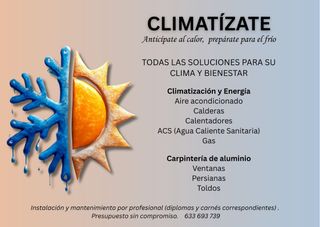 INSTALADOR AIRE ACONDICIONADO/ CALDERAS/CALENTADOR