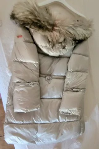 Abrigo Dichi plateado