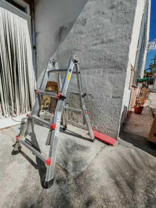 Escalera aluminio 6 peldaños