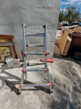 Escalera aluminio 6 peldaños