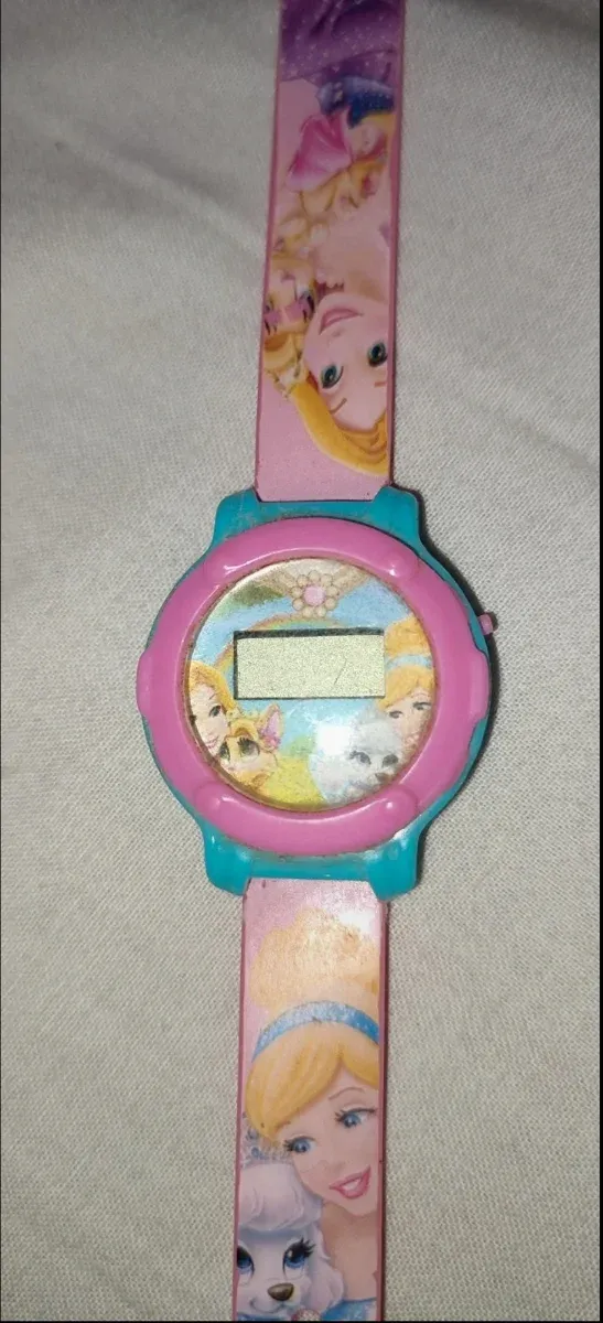 Bolsito + reloj Princesas Disney