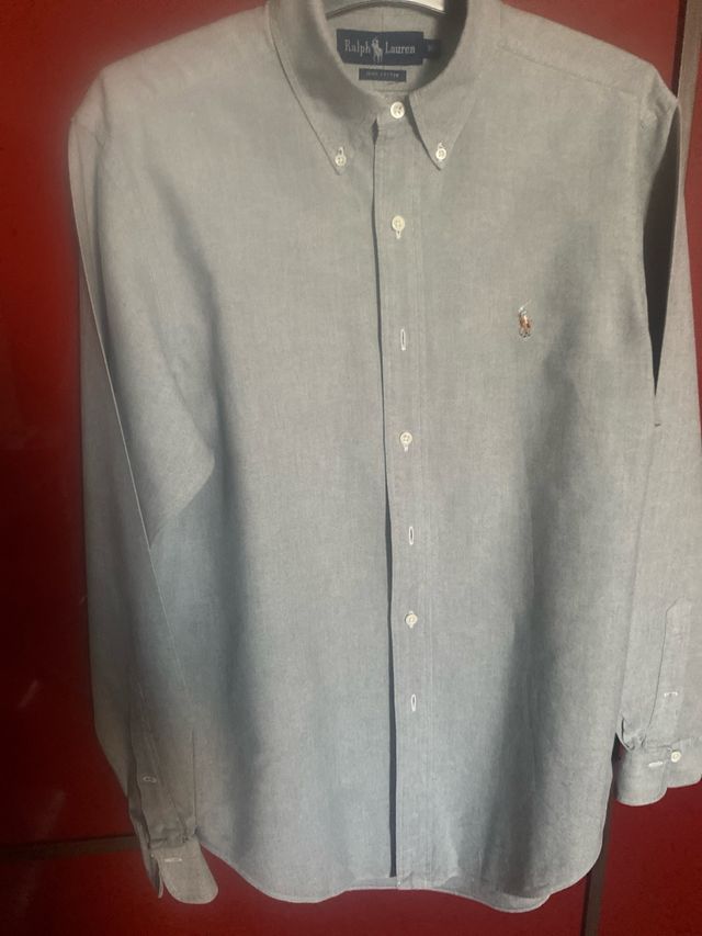 Camicia Ralph Lauren Grigia Uomo