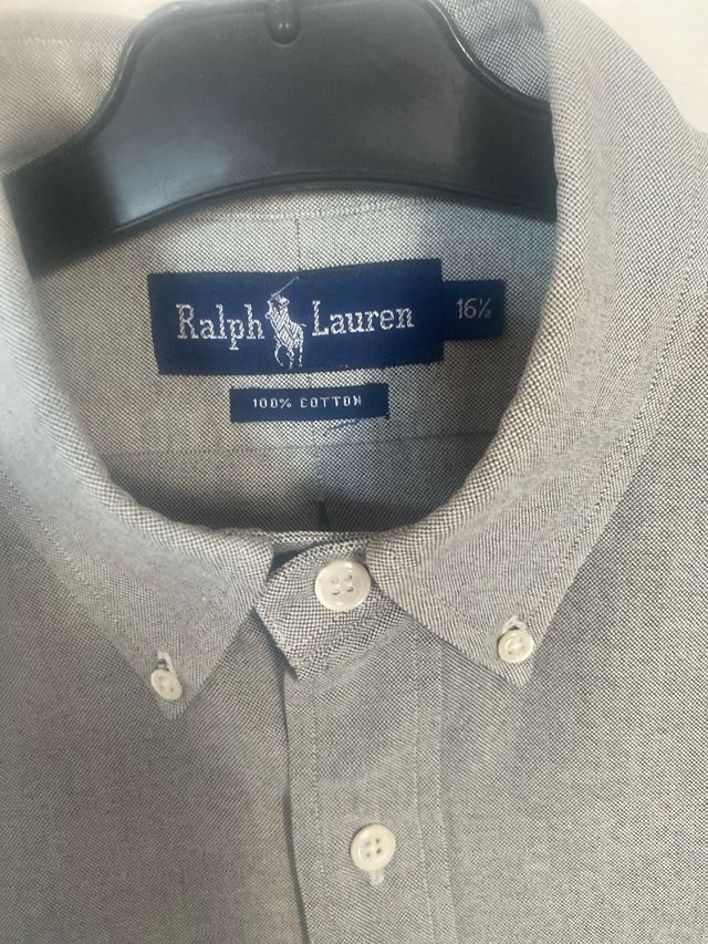 Camicia Ralph Lauren Grigia Uomo