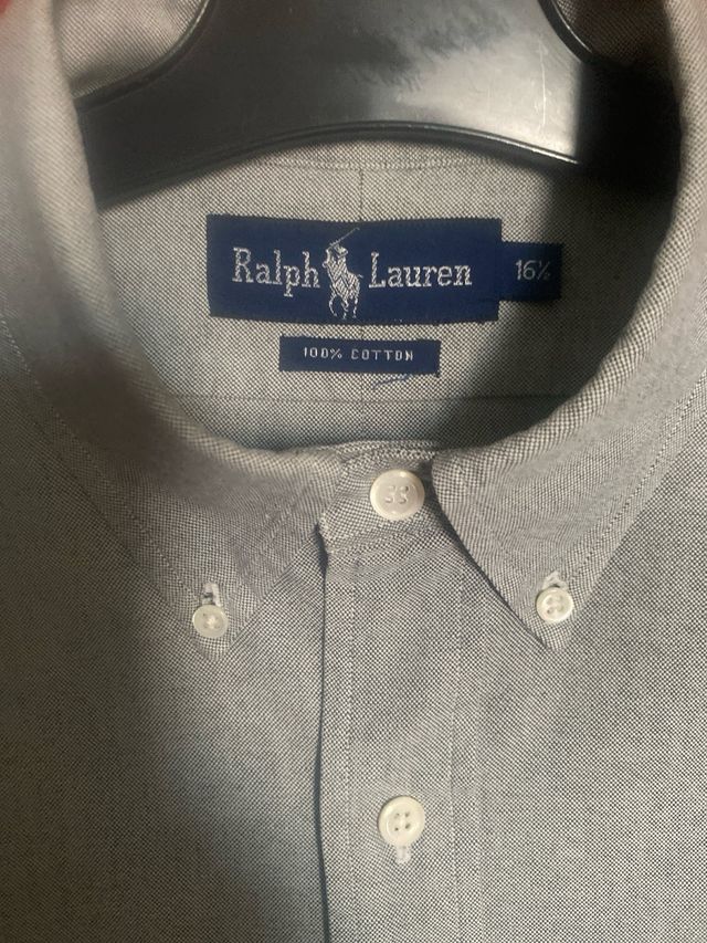 Camicia Ralph Lauren Grigia Uomo