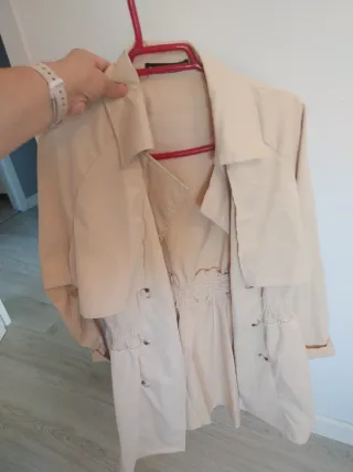 Gabardina beige