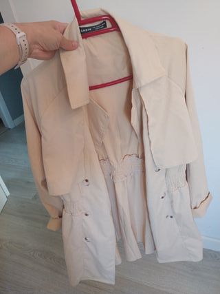Gabardina beige