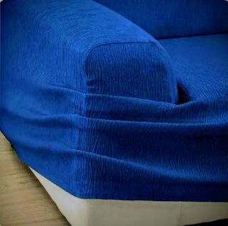 Funda para sofá de 2 plazas azul