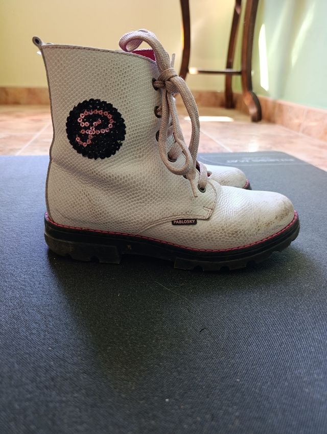 Botas Pablosky Blancas Talla 34