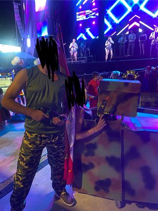 Disfraz militar adulto camuflaje