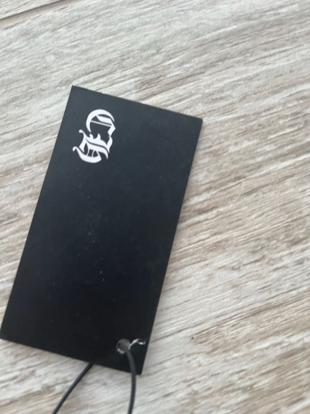 Jeans Chrome Hearts Blu con Croce Verde