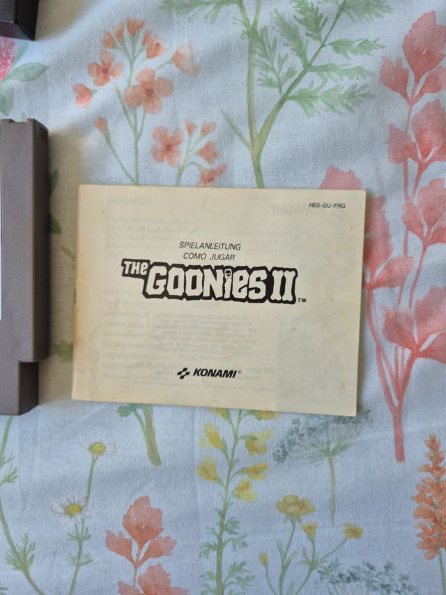 The Goonies II NES Konami Completo PAL FRG
