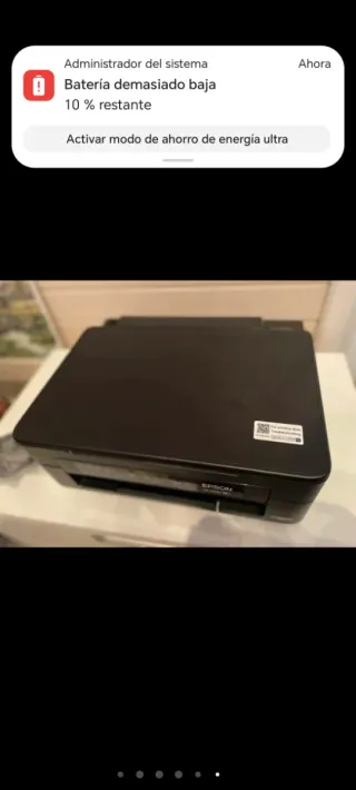 Impresora Epson Multifunción Inalámbrica Negra