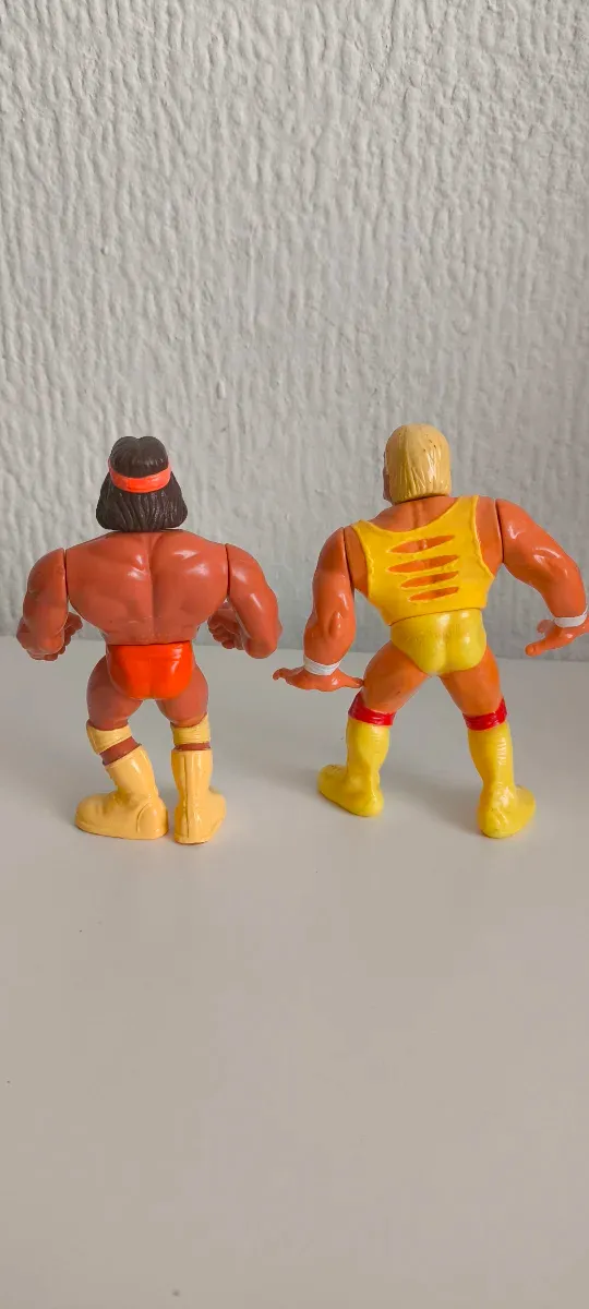 Figuras WWF Hasbro Hulk Hogan y Macho Man