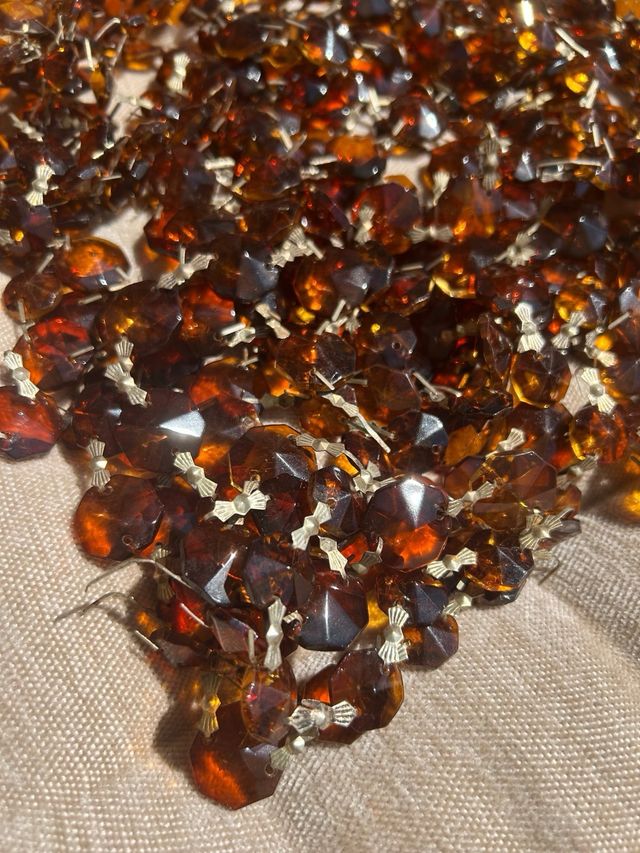 350 lágrimas ámbar para lámparas