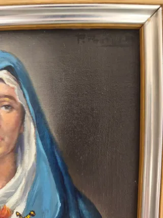 Óleo ViRGen De LoS DoLoReS NUESTRA SEÑORA de QUITO