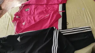 Conjunto Adidas Chándal Pink/Negro